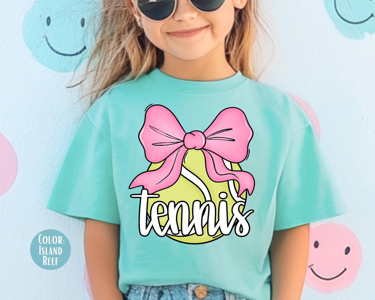 Comfort Colors Coquette Tennis Shirt, Girls Tennis Shirts