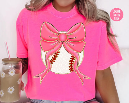 Comfort Colors Leopard Coquette Baseball Shirt, Girls Baseball Shirts
