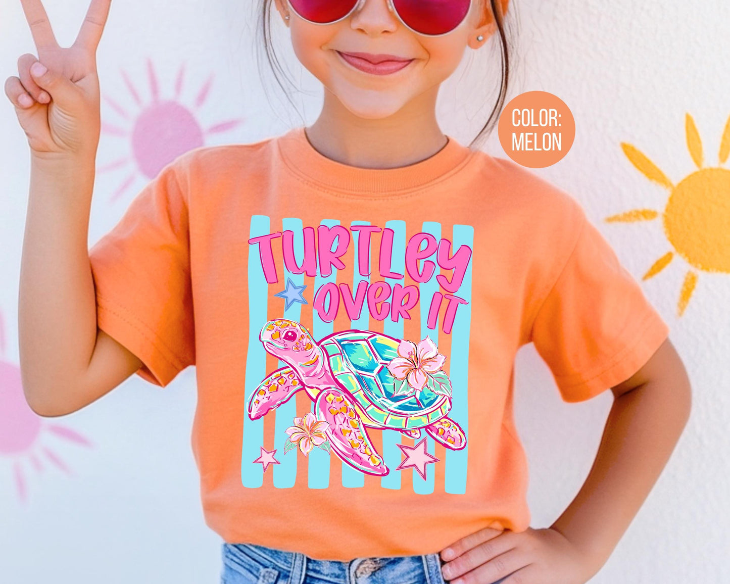 Comfort Colors Turtley Over It Shirt, Summer Sea Turtle Shirts