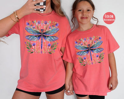 Comfort Colors Dragonfly Shirt: Matching Mom & Daughter Shirts