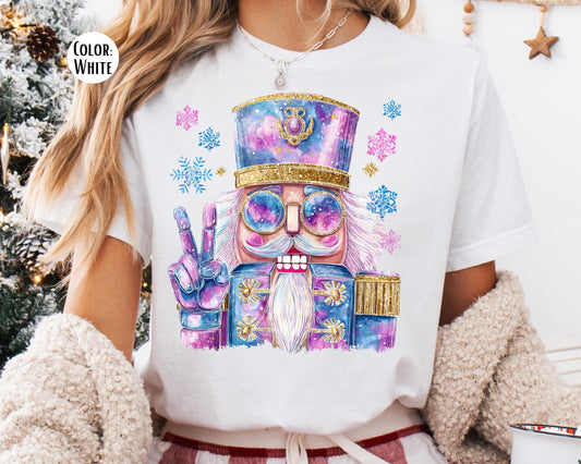 Comfort Colors Funny Pastel Nutcracker Shirt - Nutcracker Christmas Tee