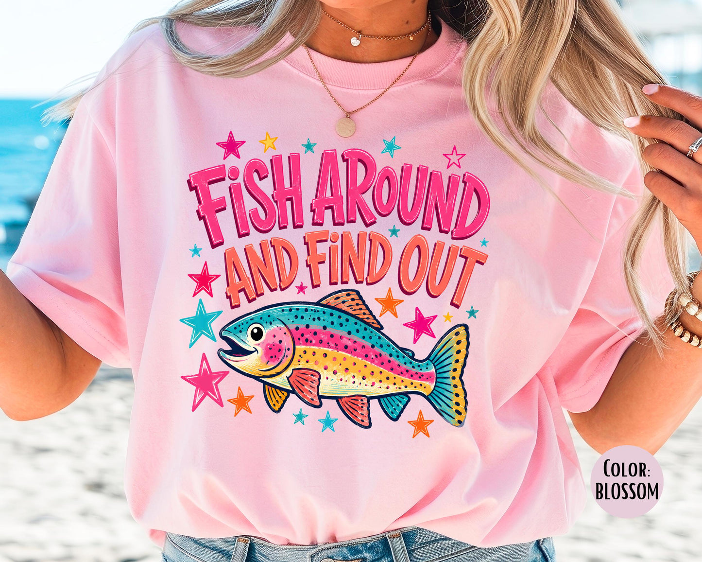 Comfort Colors® Fish Around And Find Out Shirt, Funny Fishing Shirts