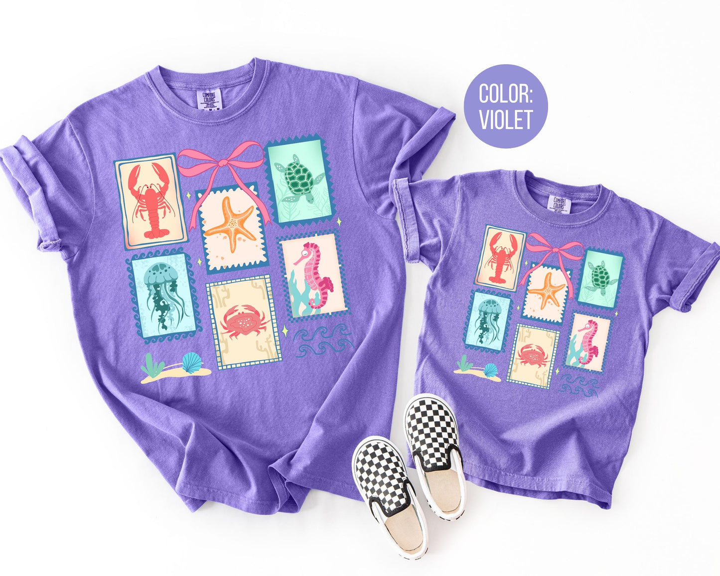 Comfort Colors® Coastal Beach Shirt, Girls Beach Shirts