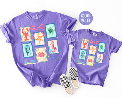 Comfort Colors® Coastal Beach Shirt, Girls Beach Shirts