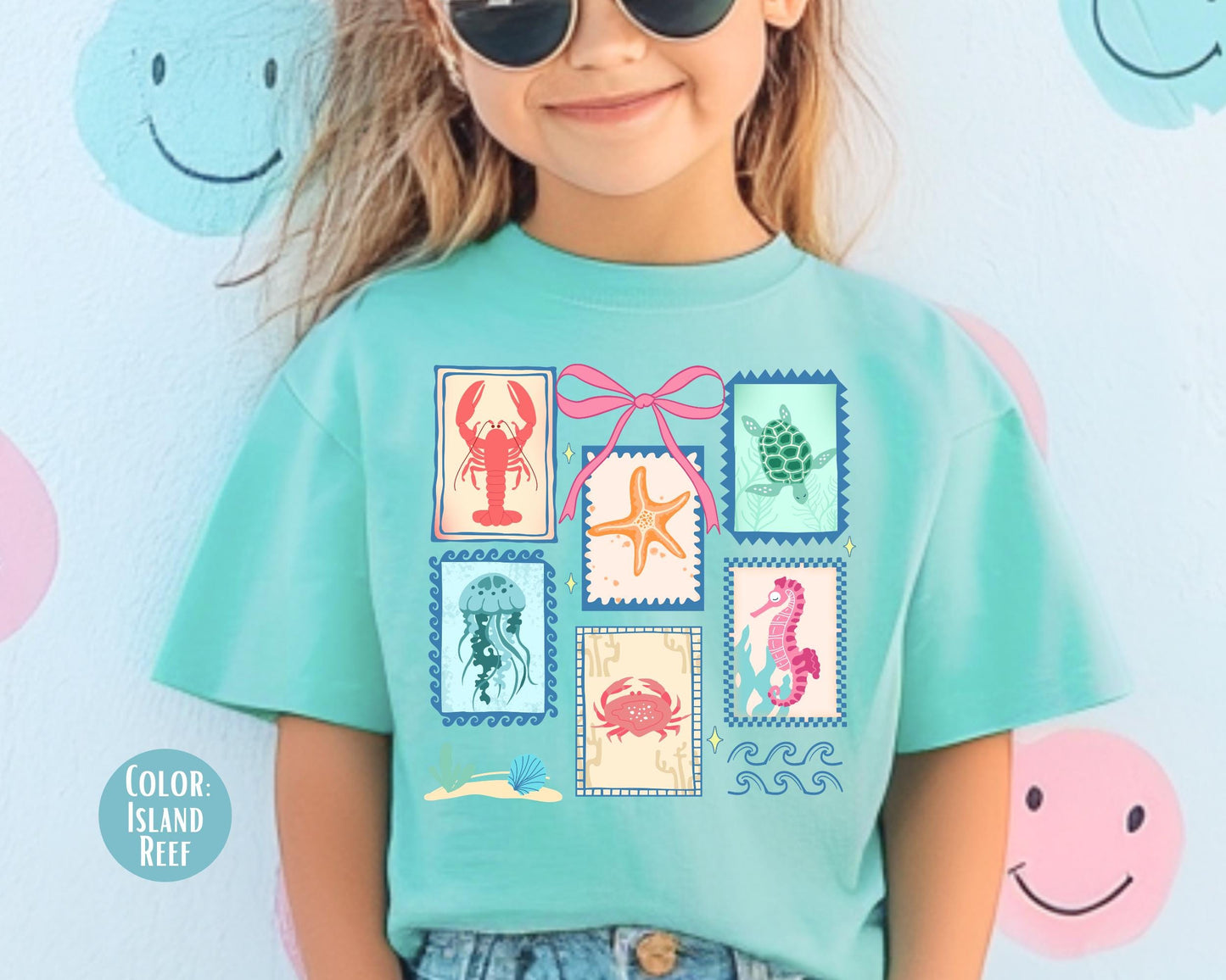 Comfort Colors® Coastal Beach Shirt, Girls Beach Shirts