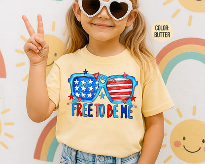 Comfort Colors Free To Be Me Shirt, 4th of July Shirts