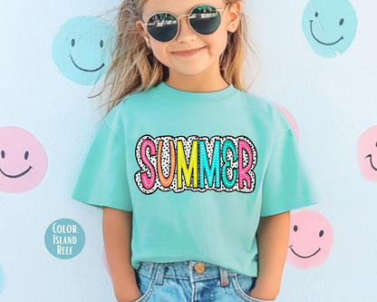 Comfort Colors Dalmatian Summer Tee, Girls Girly Shirt