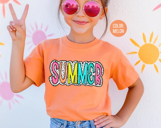 Comfort Colors Dalmatian Summer Tee, Girls Girly Shirt