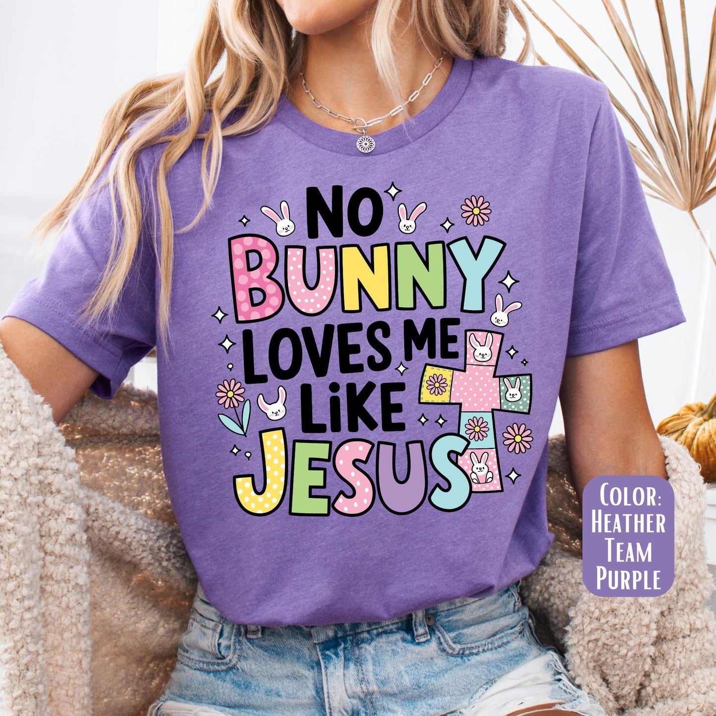 No Bunny Loves Me Like Jesus Shirt, Easter Shirt, Jesus Shirt, Jesus Easter Shirt, Happy Easter Shirt, Easter Gift, Easter Sunday