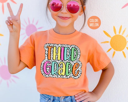 Comfort Colors Dalmatian Third Grade Shirt - Back to School Tee