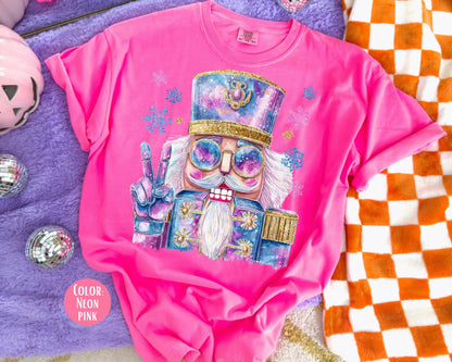 Comfort Colors Funny Pastel Nutcracker Shirt - Nutcracker Christmas Tee