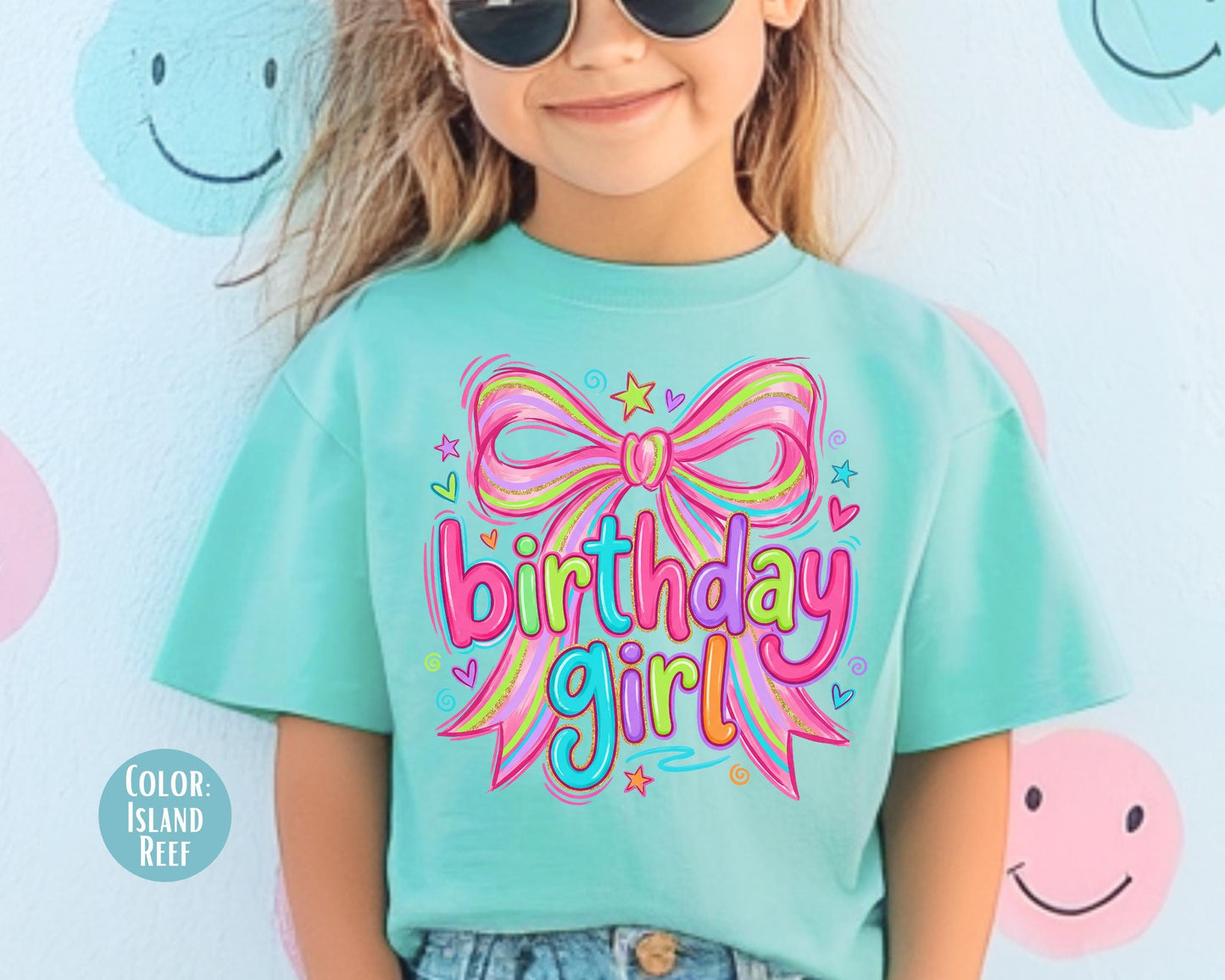 Comfort Colors Coquette Birthday Girl Shirt, Girls Birthday Shirts