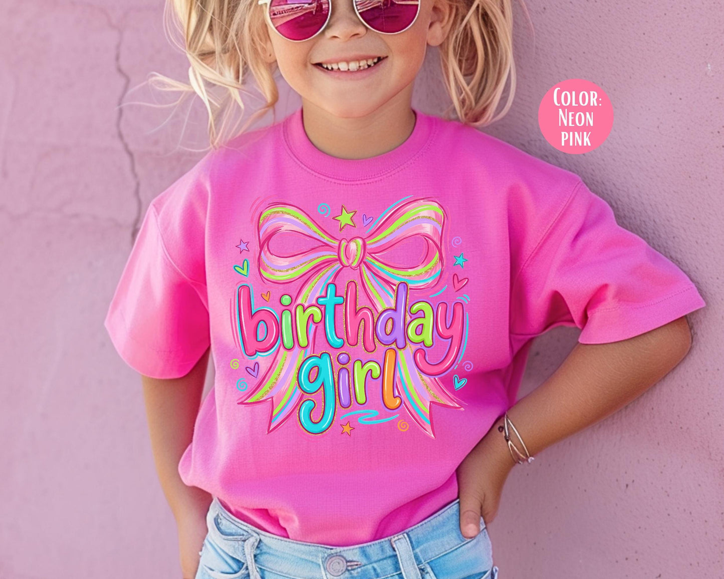 Comfort Colors Coquette Birthday Girl Shirt, Girls Birthday Shirts