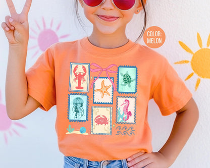 Comfort Colors® Coastal Beach Shirt, Girls Beach Shirts