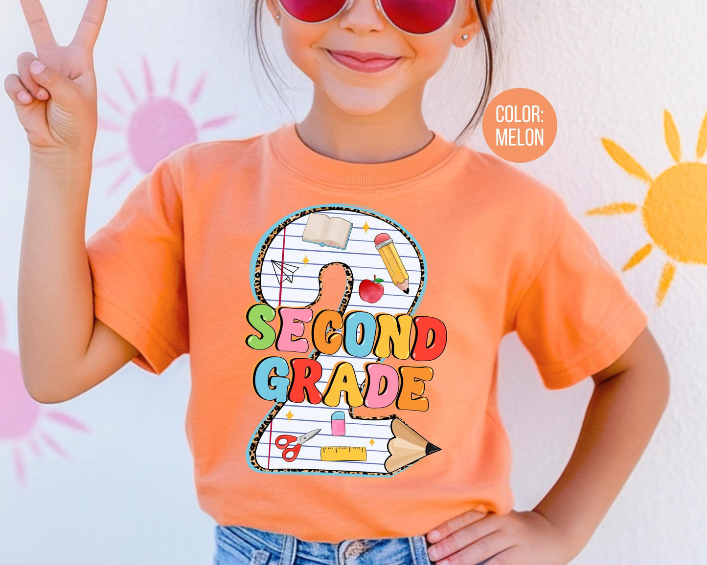 Comfort Colors 2nd Grade Shirt: Back to School Tee