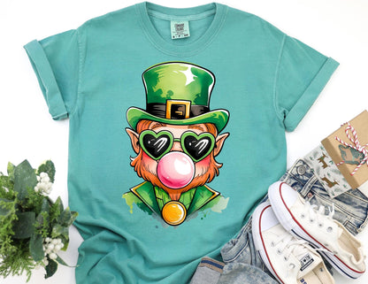 Comfort Colors Leprechaun Bubblegum Shirt - St Patricks Day Tee