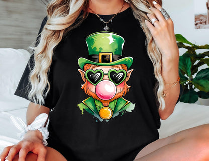 Comfort Colors Leprechaun Bubblegum Shirt - St Patricks Day Tee