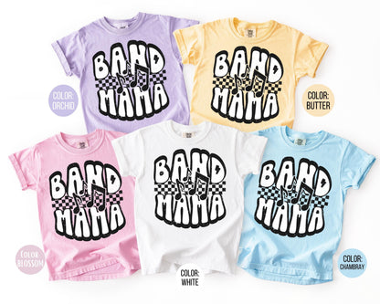 Comfort Colors Band Mama Shirt: Marching Band Mom Tee