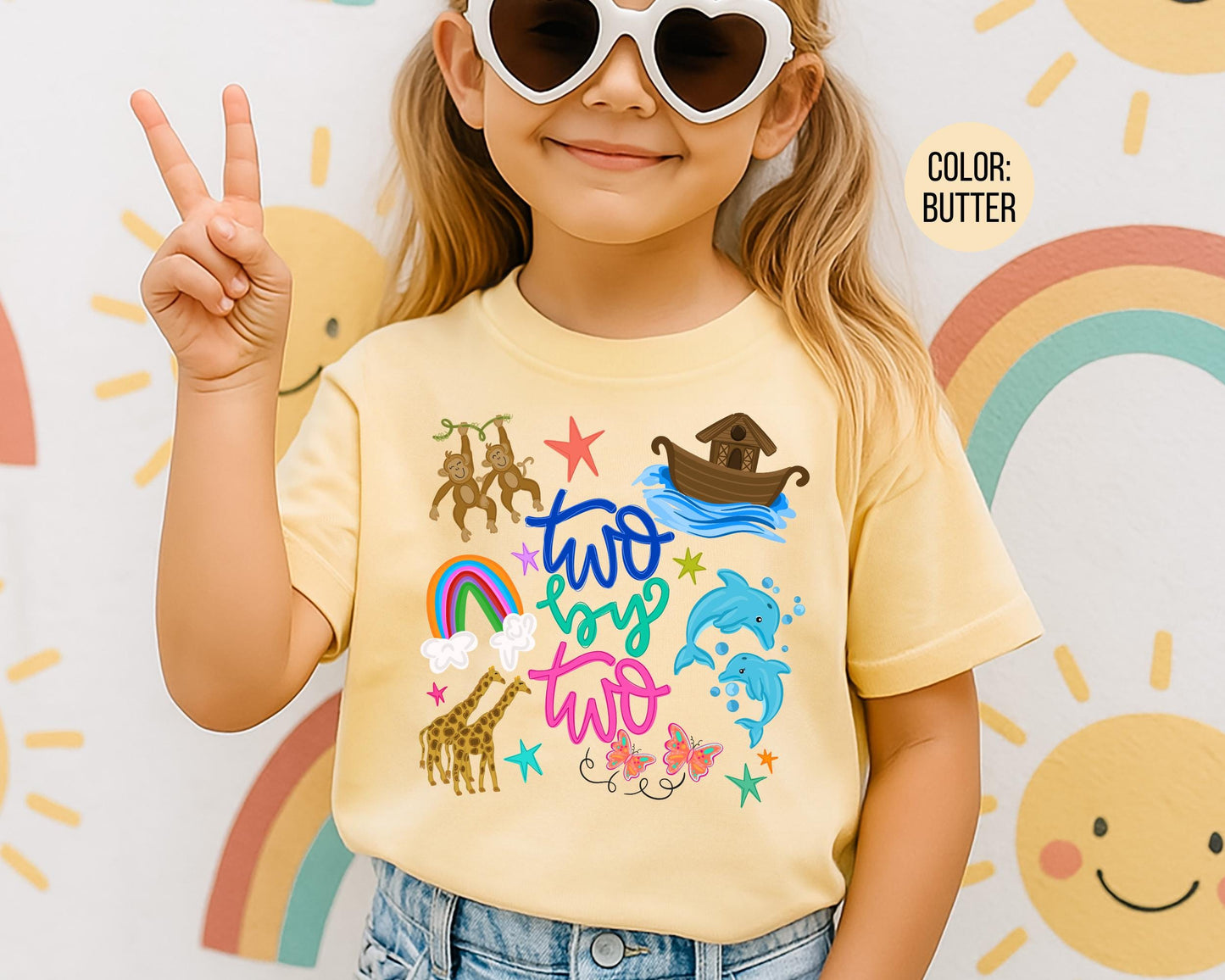 Comfort Colors Noah's Ark Shirts, Two By Two Shirt