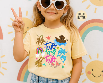 Comfort Colors Noah's Ark Shirts, Two By Two Shirt