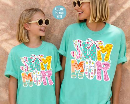 Comfort Colors® Preppy Summer Shirt, Girls Summer Shirts