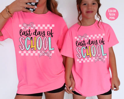 Comfort Colors Last Day of School Shirt - Kids End of Year Tee