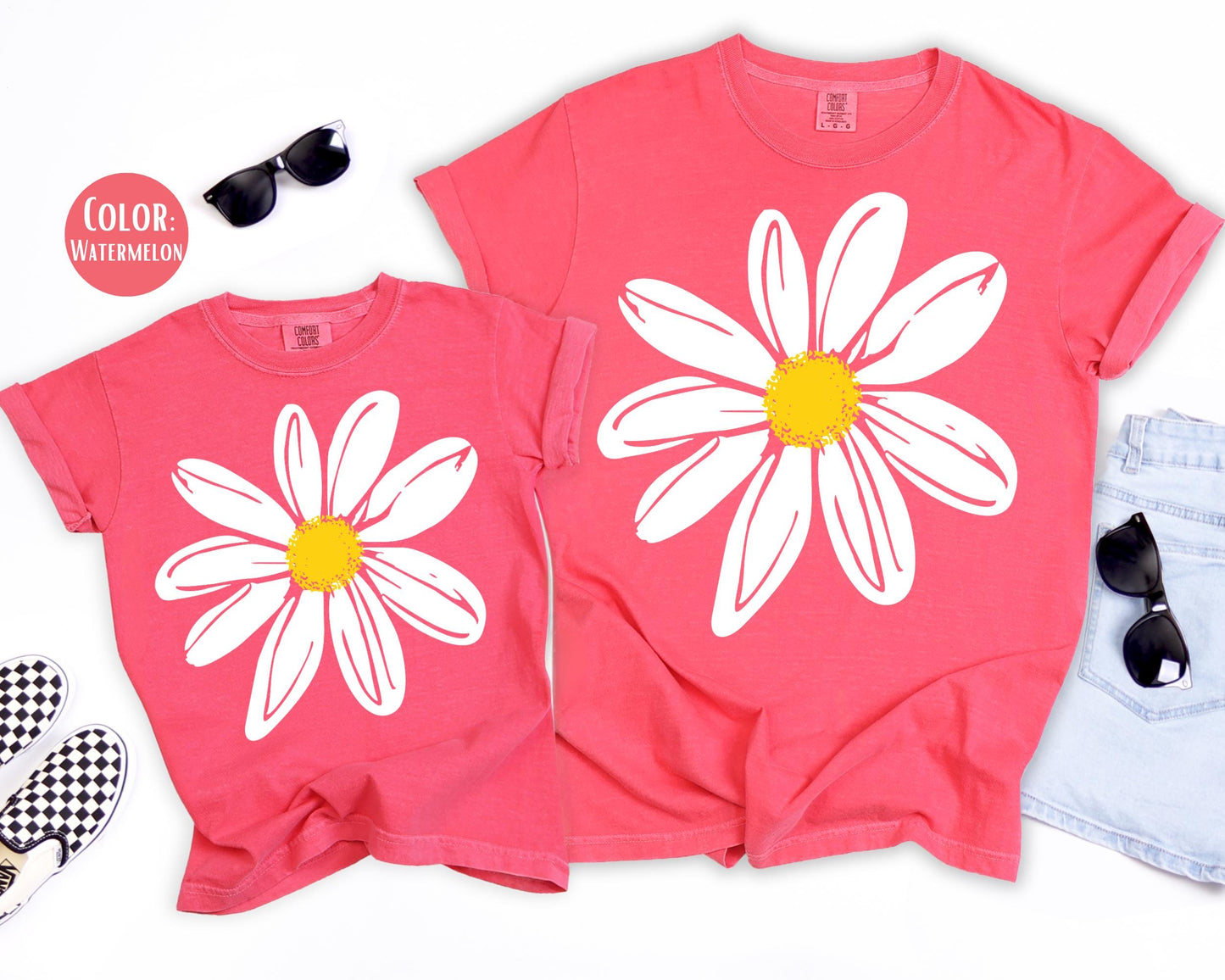 Comfort Colors® Daisy Shirt, Girls Daisy Shirts