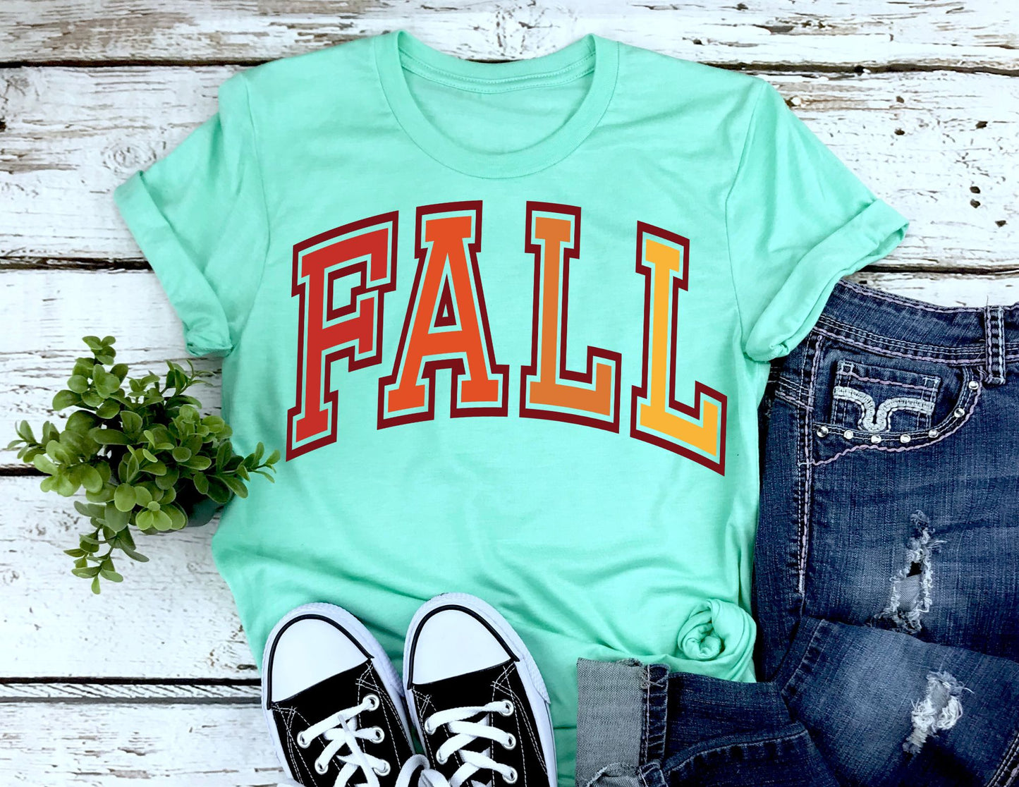 Fall Letters Shirt - Fall Shirt