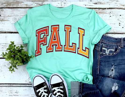 Fall Letters Shirt - Fall Shirt