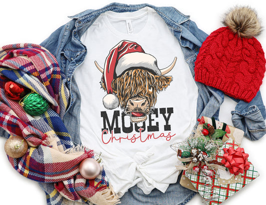 Mooey Christmas Shirt - Cow Christmas Shirt