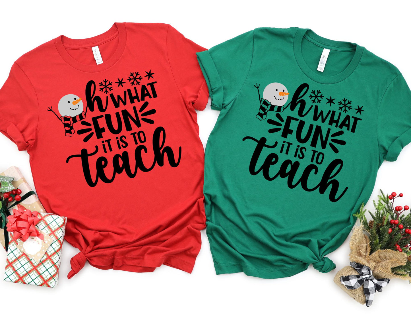 Oh What Fun it is to Teach Christmas Shirt - Christmas Teacher Shirt