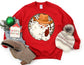 Cowboy Santa Sweatshirt - Christmas Sweatshirt