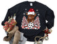 Highland Cow Ornament Sweatshirt - Christmas Sweatshirt