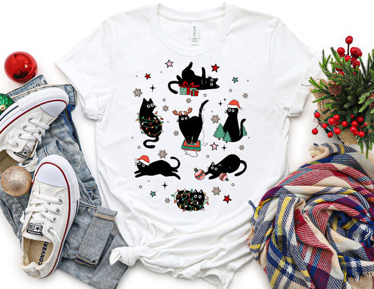 Christmas Cat Shirt - Christmas Shirt