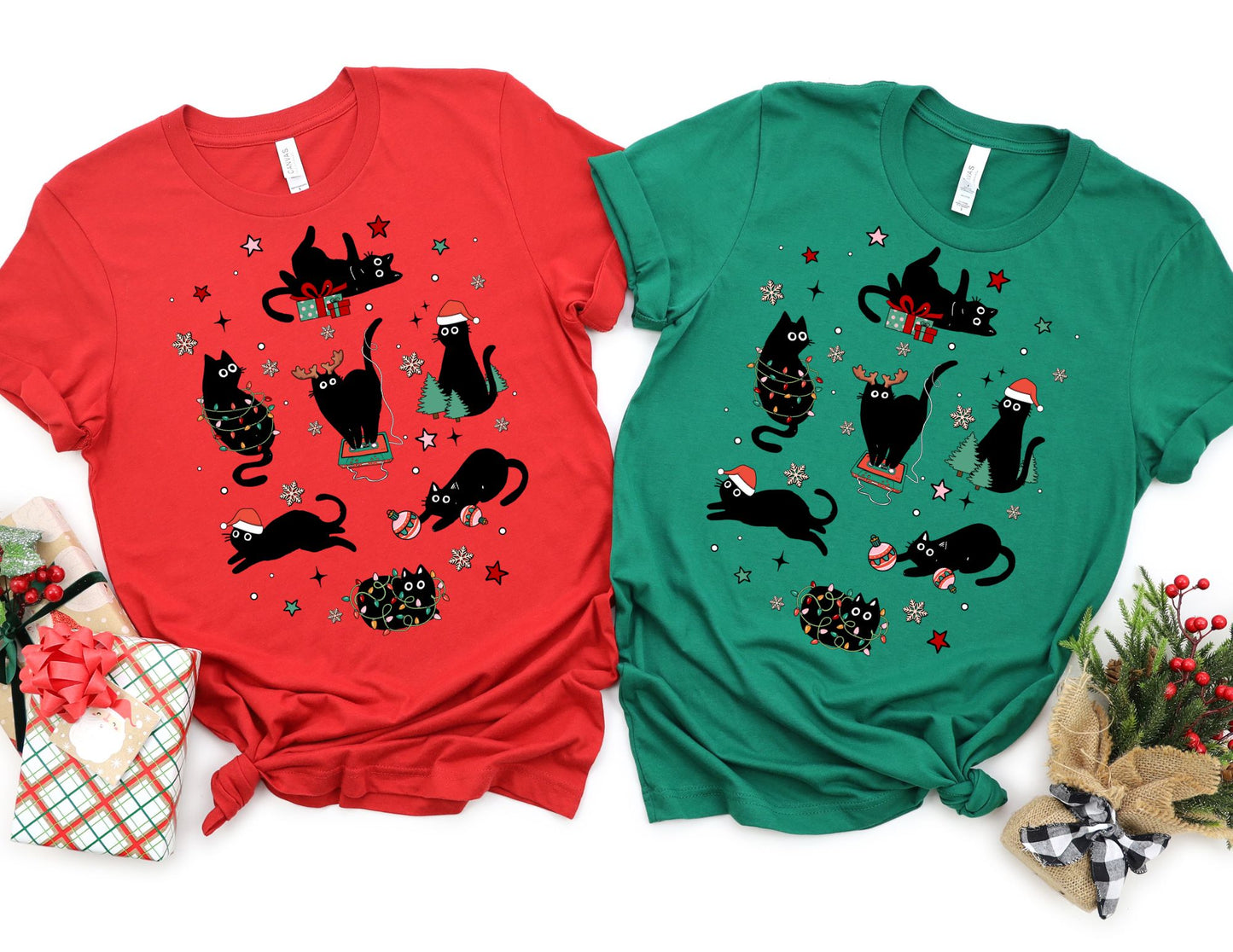 Christmas Cat Shirt - Christmas Shirt