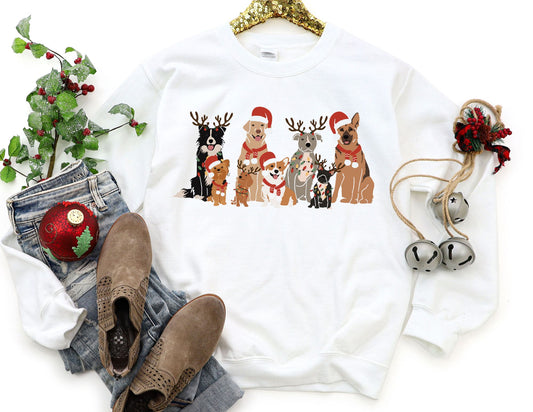 Dog Christmas Sweatshirt - Christmas Sweatshirt