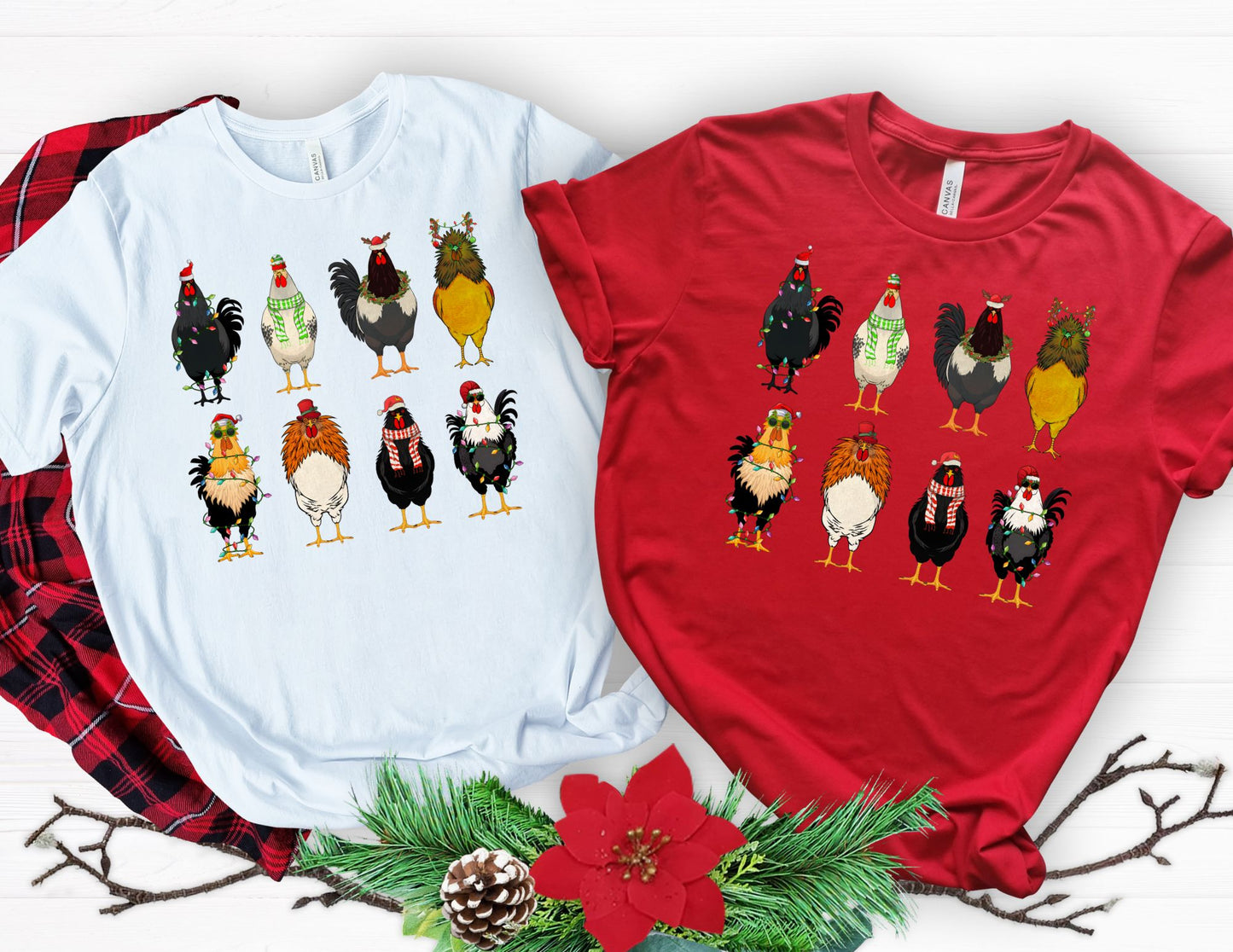 Chicken Christmas Shirt - Christmas Shirt