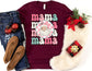 Mama Christmas Santa Shirt - Christmas Shirt