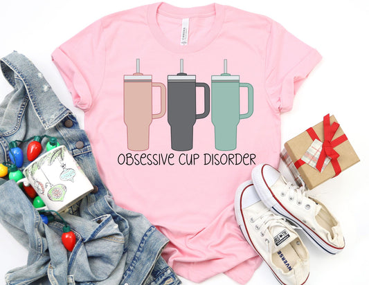 Obsessive Cup Disorder Shirt - Fall Tumbler Shirt