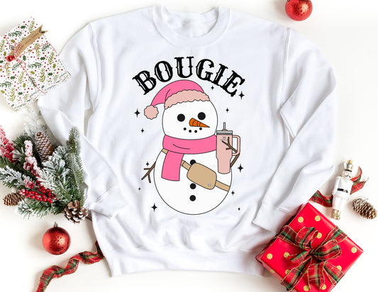 Bougie Snowman Sweatshirt - Christmas Sweatshirt