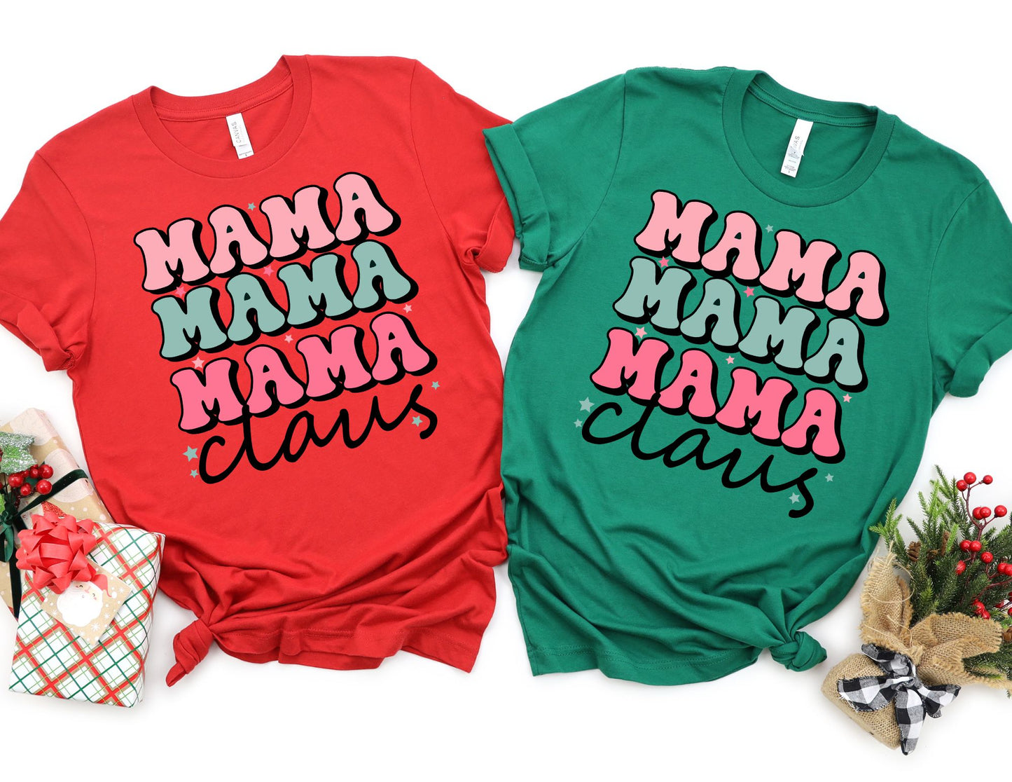 Mama Claus Shirt - Mama Christmas Shirt