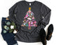 Nutcracker Christmas Tree Long Sleeve Shirt - Long Sleeve Christmas Shirt