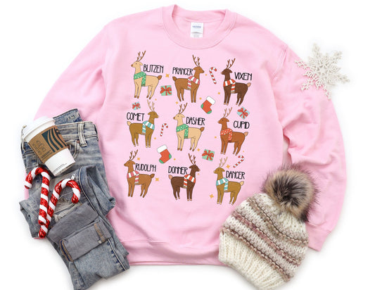 Reindeer Sweatshirt - Christmas Sweatshirt