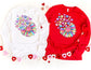 Flower Candies Long Sleeve Shirt - Long Sleeve Valentine's Day Shirt