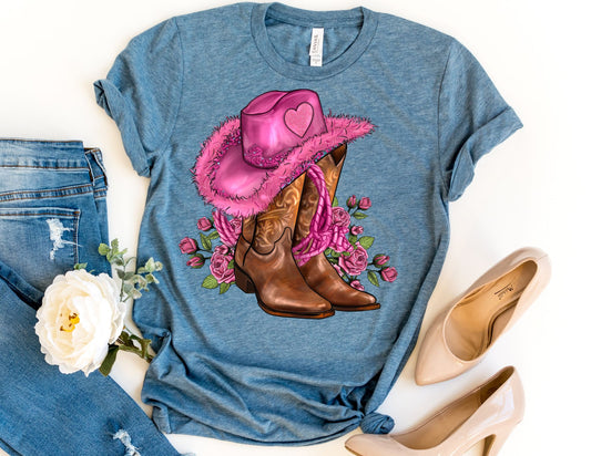 Cowgirl Boots Shirt - Valentines Day Shirt