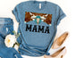 Western Mama Shirt - Cowhide Mom Shirt