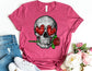 Printed Skull Sequin Shirt - Valentines Day Shirt