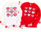 Valentine Heart Cakes Long Sleeve Shirt - Long Sleeve Valentine's Day Shirt