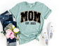 Custom Year Leopard Mom Shirt - Mom Shirt