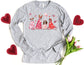 Dog Valentine Long Sleeve Shirt - Long Sleeve Valentine's Day Shirt